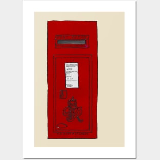 George 6th Post box Posters and Art